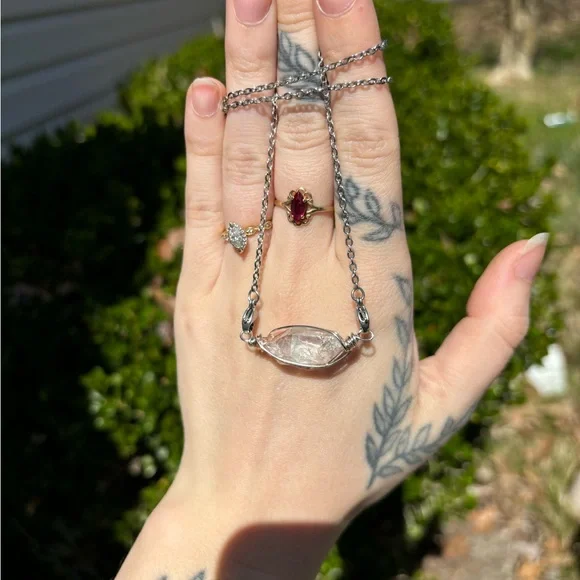 Quartz interchangeable necklace - Picture 4 of 5